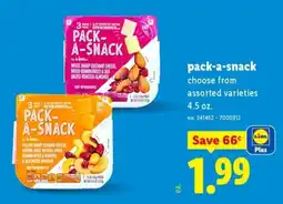 Lidl Pack-a-snack offer