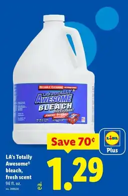 Lidl La's Totally Awesome bleach offer