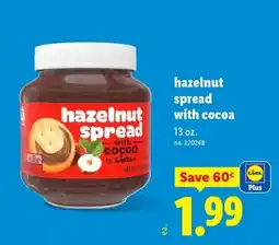 Lidl Hazelnut spread with cocoa by Lidl offer