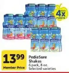 Vons PediaSure Shakes offer
