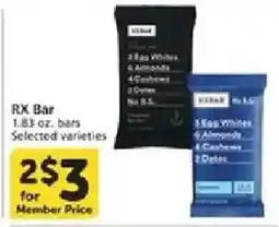 Vons Rx bar offer