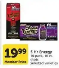 Vons 5 hr energy offer