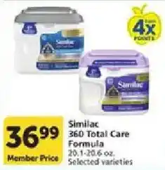 Vons Similac 360 Total Care Formula offer