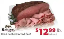 Family Fare Kreischmar Roast Beef or Corned Beef offer