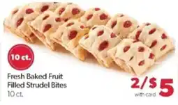 Family Fare Fresh Baked Fruit Filled Strudel Bites offer
