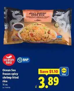 Lidl Ocean Sea frozen spicy shrimp fried rice offer