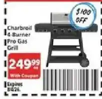 Vons Charbroil 4-Burner Pro Gas Grill offer