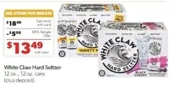 Family Fare White Claw Hard Seltzer offer