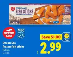 Lidl Ocean Sea frozen fish sticks offer