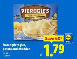 Lidl Lidl frozen pierogies, potato and cheddar offer