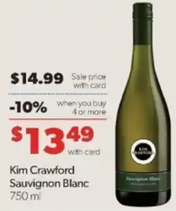 Family Fare Kim Crawford Sauvignon Blanc offer