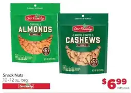 Family Fare Our Family snack nuts offer