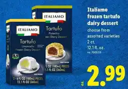 Lidl Italiamo frozen tartufo dairy dessert offer