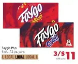 Family Fare Faygo Pop offer