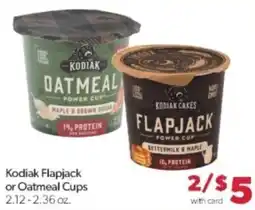 Family Fare Kodiak Flapjack or Oatmeal Cups offer