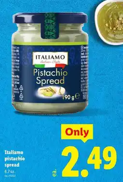 Lidl Italiamo pistachio spread offer