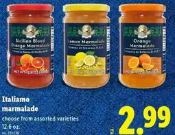 Lidl Italiamo marmalade offer