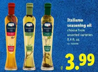Lidl Italiamo seasoning oil offer
