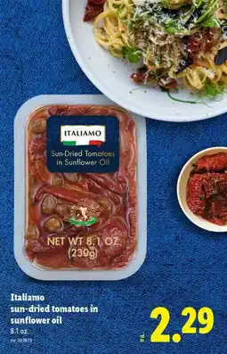 Lidl Italiamo sun-dried tomatoes in sunflower oil offer