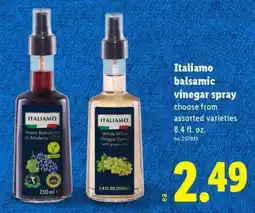 Lidl Italiamo balsamic vinegar spray offer