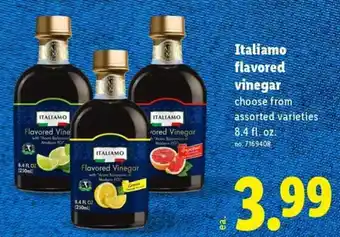Lidl Italiamo flavored vinegar offer