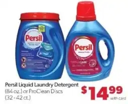 Family Fare Persil liquid laundry detergent offer