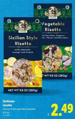 Lidl Italiomo risotto offer