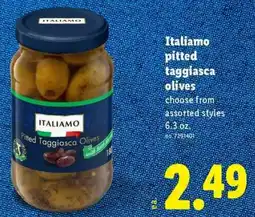 Lidl Itali amo pitted taggiasca olives offer