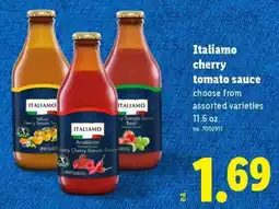 Lidl Italiamo cherry tomato sauce offer