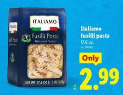Lidl Italiamo fusilli pasta offer