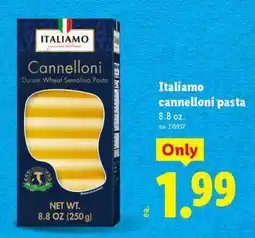 Lidl Italiamo cannelloni pasta offer