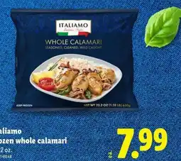 Lidl Italiamo whole calamari offer