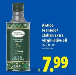 Lidl Antico Frantoio Italian extra virgin olive oil offer