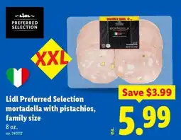 Lidl Lidl preferred selection mortadella with pistachios offer