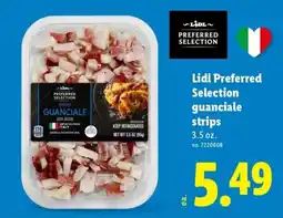 Lidl Lidl preferred selection guanciale strips offer