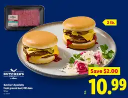 Lidl Butcher's Specialty fresh ground beef offer
