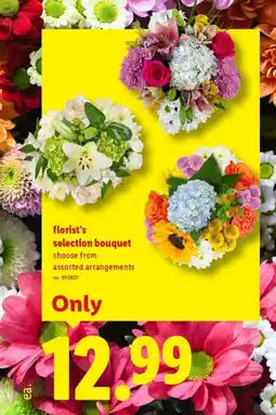 Lidl Florist's selection bouquet offer