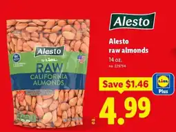 Lidl Alesto raw almonds offer