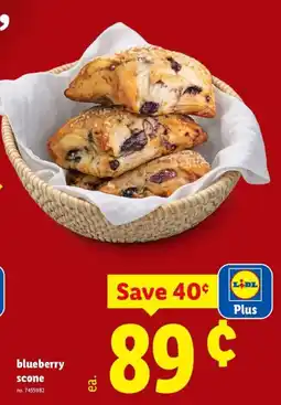 Lidl Lidl blueberry scone offer