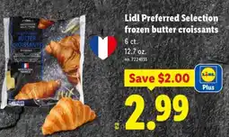 Lidl Lidl preferred selection frozen butter croissants offer