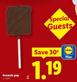 Lidl Lidl brownie pop offer