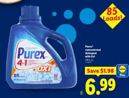 Lidl Purex concentrated detergent with Oxi offer
