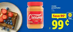 Lidl Lidl creamy peanut butter offer
