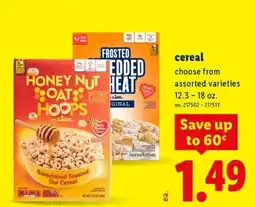 Lidl Lidl cereal offer