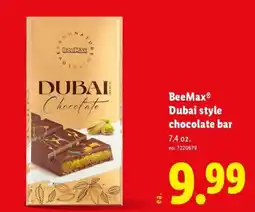 Lidl BeeMax dubai style chocolate bar offer