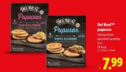 Lidl Del Real pupusas offer