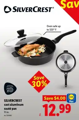 Lidl Silvercrest cast aluminum sauté pan offer
