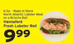 Hannaford Hannaford Fresh Lobster Roll offer