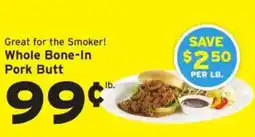 Hannaford Whole Bone-In Pork Butt offer