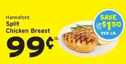 Hannaford Hannaford split chicken breast offer